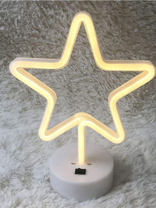 Beleuchtet Weihnachtliche Figur Unterschrift Weiß
