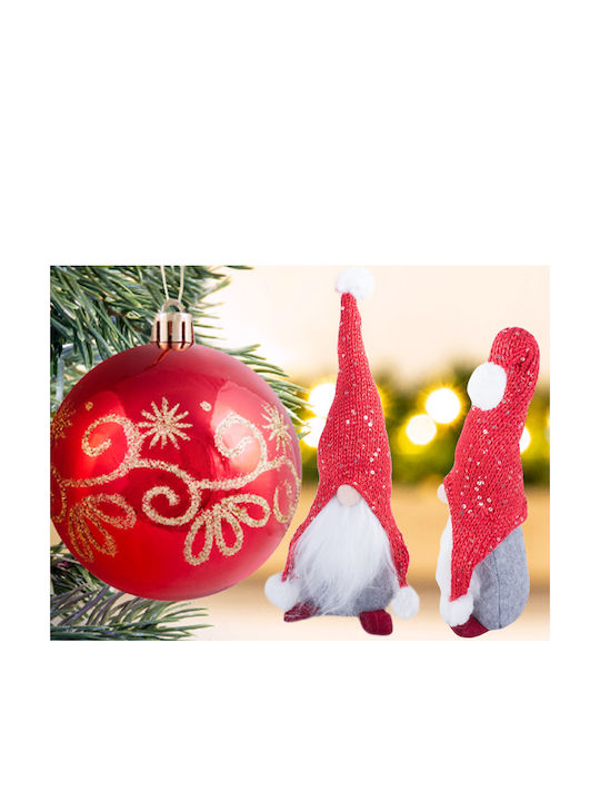 De Crăciun Figurină Elf Roșu