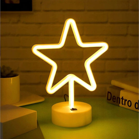Illuminated Christmas Figure Sign White