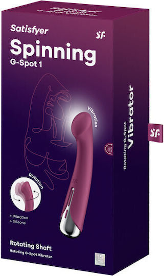 Satisfyer Spinning Δονητής G-Spot 23.5cm Κόκκινος