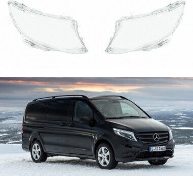 Mercedes-Benz Cristal pentru faruri pentru Mercedes-Benz Vito 2buc