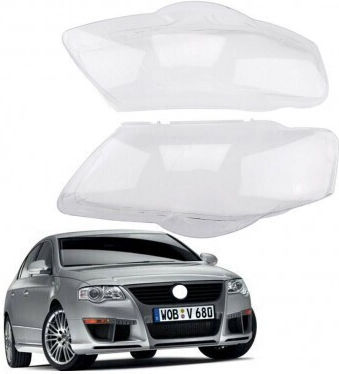 Cristal pentru faruri pentru Volkswagen Passat 2buc