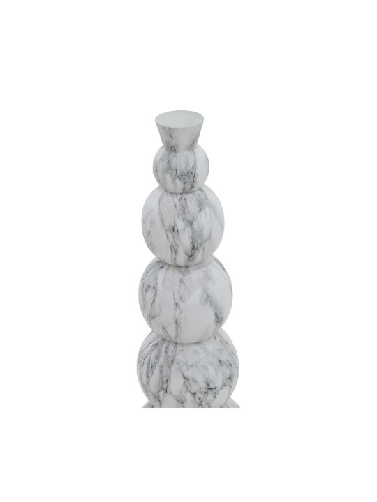 Inart Decorative Vase White 26x26x87cm