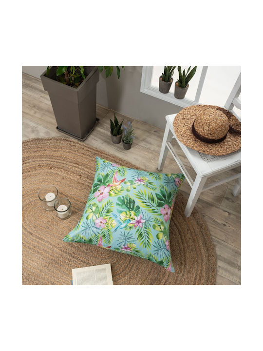 Teoran Decorative Pillow Case Morella from 100% Cotton 45x45cm.