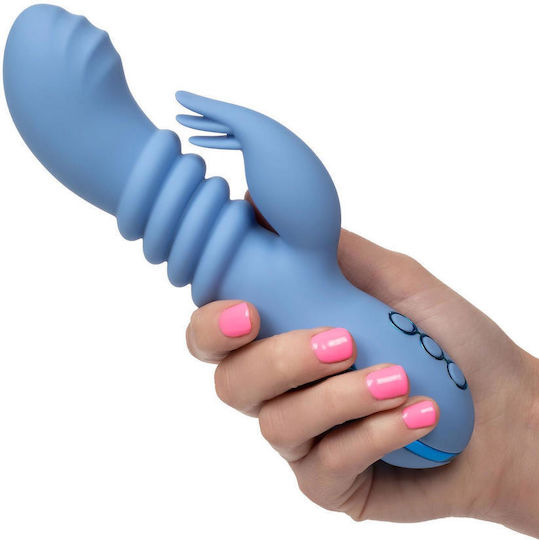 Calexotics Mini Δονητής Rabbit 10.75cm Μπλε