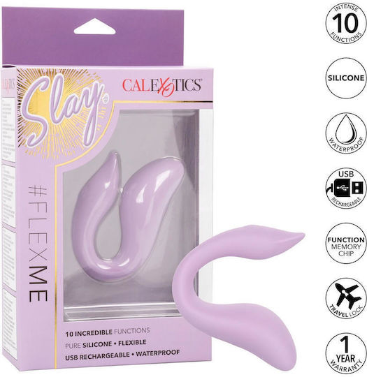 Boss Of Toys Slay Flexme Vibrator Massage with Remote Control Purple