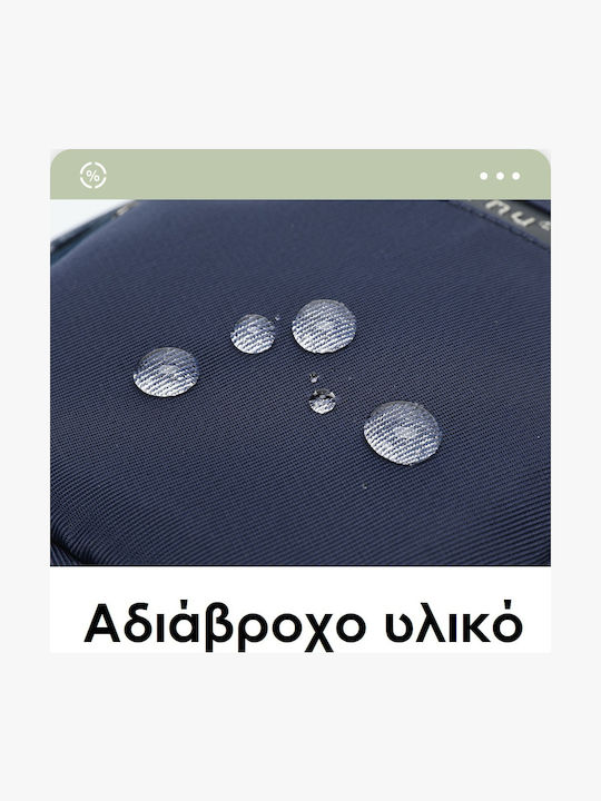 Γυναικεία Τσάντα Χιαστί Navy Μπλε
