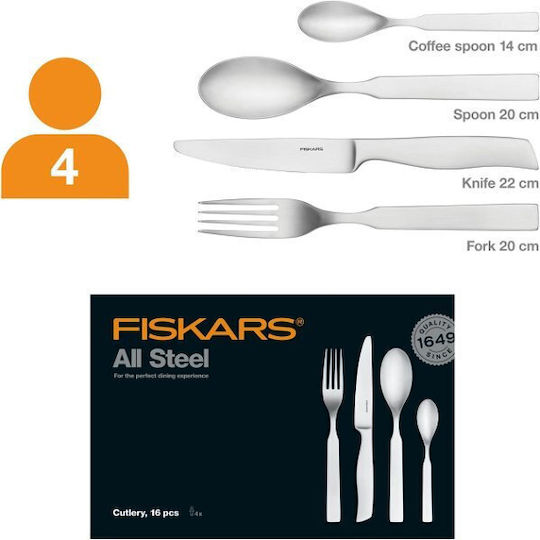 Fiskars Ножове И Вилици 16 Бройки