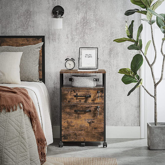 Songmics Cabinet de baie L44xA42xÎ69cm Gri