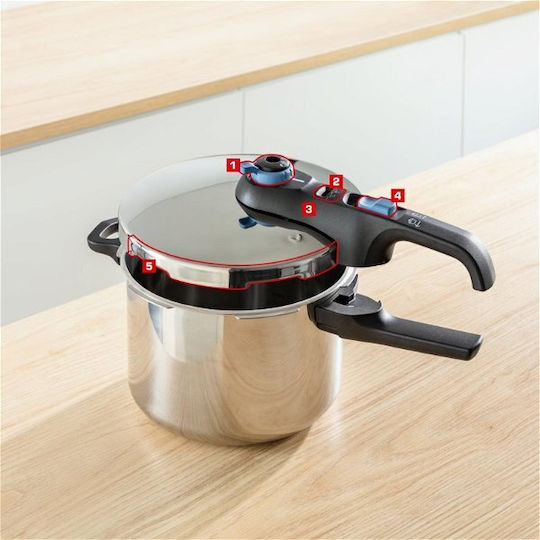 Tefal Secure Trendy Χύτρα Ταχύτητας 4lt