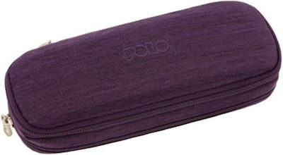 Polo Pencil Case with 1 Compartment Blue