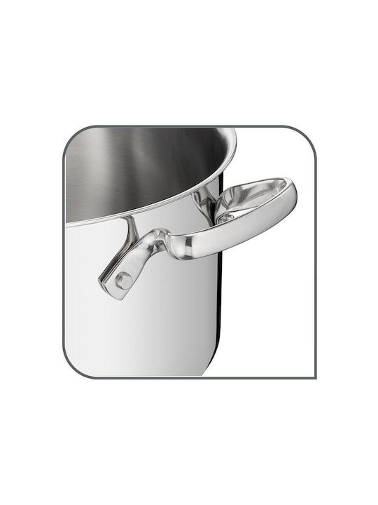 Tefal Duetto+ Töpfe & Pfannen Sets aus Rostfreiem Stahl Silber mit Antihaftbeschichtung 5 Töpfe Set