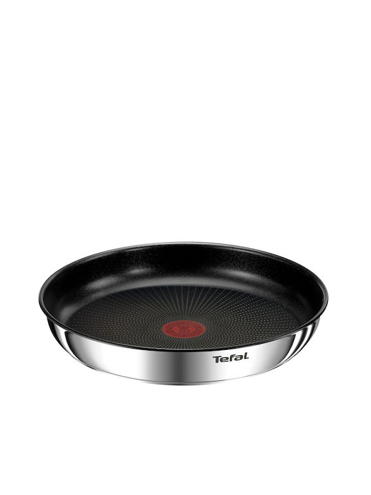Tefal Ingenio Emotion Set de Vase de Gătit din Oțel Inoxidabil Silver cu Acoperire Antiaderentă 9 Buc