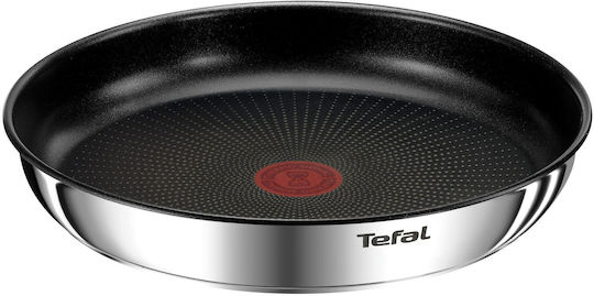 Tefal Ingenio Emotion Σετ Μαγειρικά Σκεύη από Ανοξείδωτο Ατσάλι Silver με Αντικολλητική Επίστρωση 9τμχ
