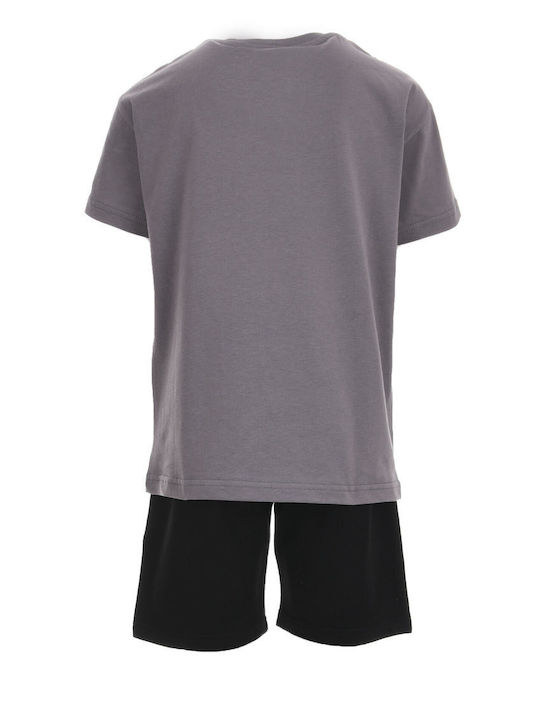 Trax Kids Set with Shorts Summer 2pcs Charcoal