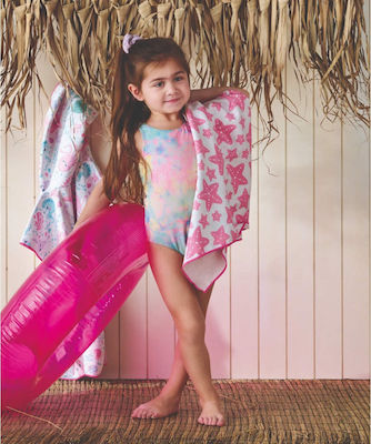 Kentia Float Kids Beach Towel Pink 140x70cm 000074666