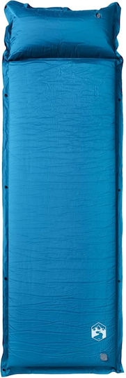 vidaXL Self-Inflating Single Camping Sleeping Mat 190x64cm Thickness 3cm in Turquoise color