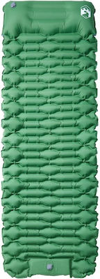 vidaXL Self-Inflating Single Camping Sleeping Mat in Green color