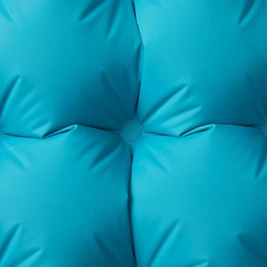 vidaXL Selbstaufblasendes Halb doppelt Camping Schlafmatte 200x75cm Dicke 10,5cm Blau