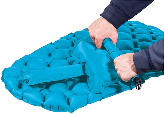 Ferrino Self-Inflating Single Camping Sleeping Mat in Blue color