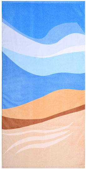 Estia Beach Towel Cotton Serene Shores 140x70cm.