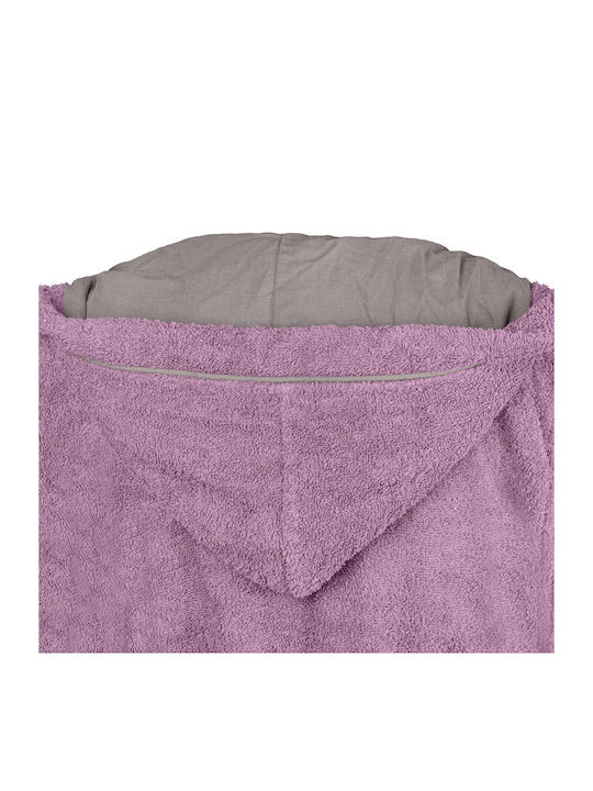 Beauty Home Halat de Baie pentru Copii Lilac cu Glugă Beauty Home Halat de Baie pentru Copii Lilac cu Glugă