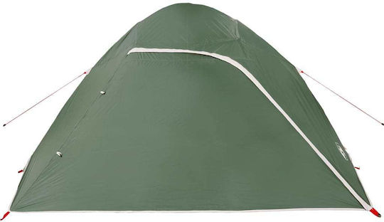 vidaXL Camping Tent Green 3 Seasons for 4 People 280x215x144cm