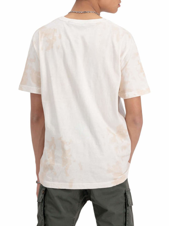 Alpha Industries Men's T-shirt OFF-WHITE