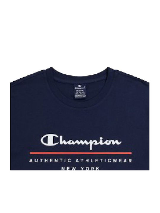 Champion Crewneck Tricou Albastru marin