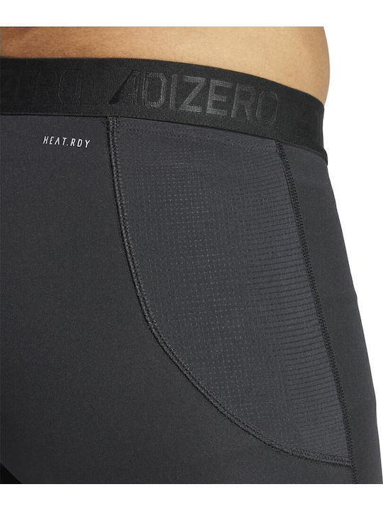 adidas Adizero Ανδρικό Αθλητικό Κολάν Κοντό Μαύρο