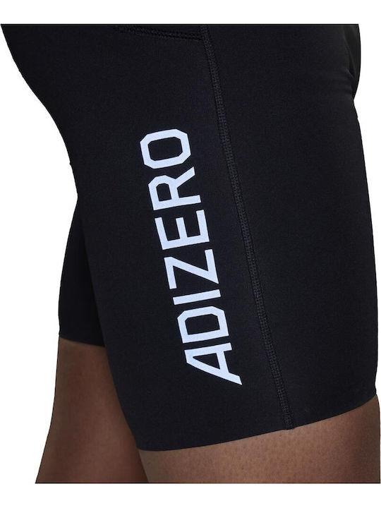 adidas Adizero Ανδρικό Αθλητικό Κολάν Κοντό Μαύρο