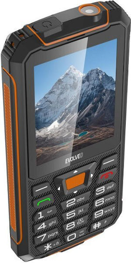 Evolveo StrongPhone Z6 Dual SIM Ανθεκτικό Κινητό με Κουμπιά Μαύρο