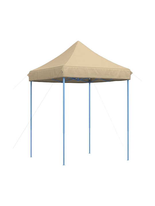 vidaXL Faltbarer Pavillon Garten Beige 2x2m
