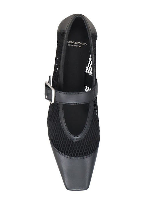 Wioletta Women's Ballerina Shoes In Black Color