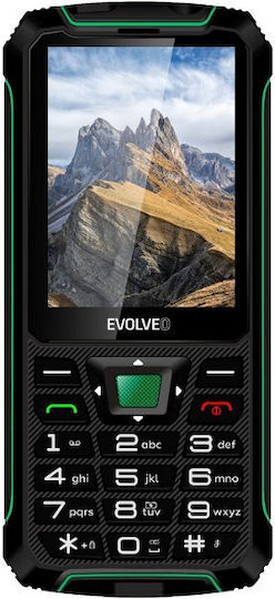 Evolveo StrongPhone W4 Dual SIM Mobile with Buttons Black Green