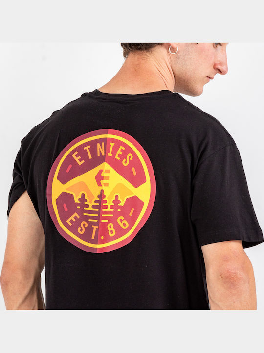 T-shirt Μαύρο