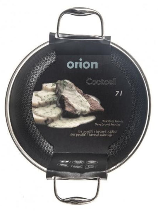 Orion Βαθιά Ανοξείδωτη Κατσαρόλα 7lt / 26cm