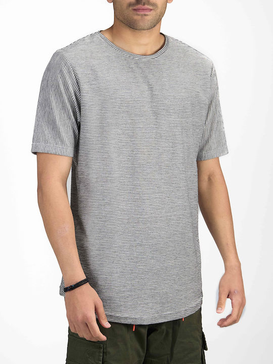 Kurzarmbluse Dark Grey