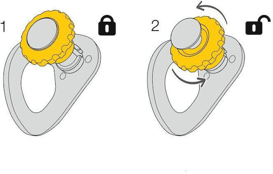 Πλακέτα Petzl Coeur Pulse 12mm Stainless Steel 12mm Pe-g037ba00_1_3