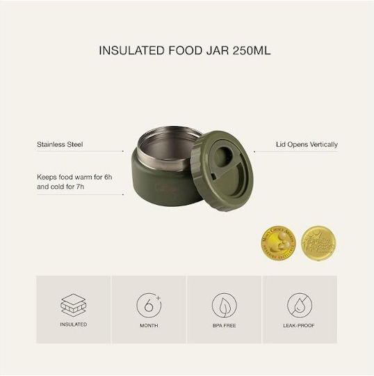 Citron Lunchbox Inox Grün 250ml 1Stück
