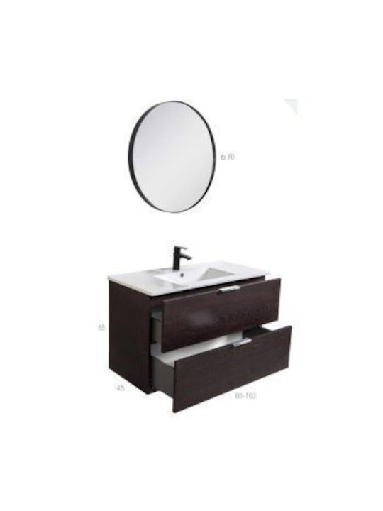 Mabo Marcella Kdr80 Oglindă de Baie cu Lungime 60cm