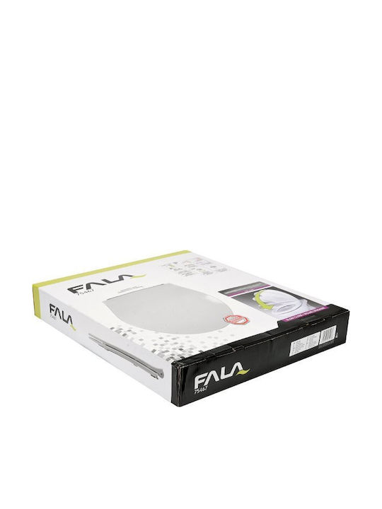 Fala Plastic Toilet Slim Seat White 38cm