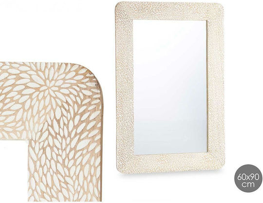 Gift Decor S3632047 Ορθογώνιος από Μασίφ Ξύλο 90x60cm Λευκός Gift Decor S3632047 Ορθογώνιος από Μασίφ Ξύλο 90x60cm Λευκός