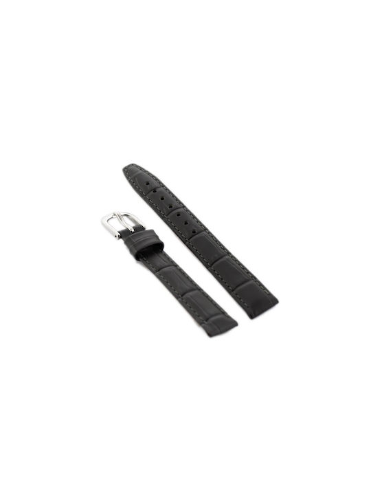 Bisset Leather Strap Black 20mm