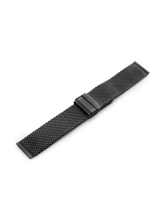 Pacific Metallic-Armband Schwarz 20mm