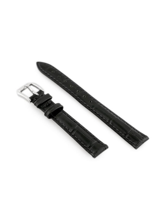 Pacific Leather Strap Black 16mm