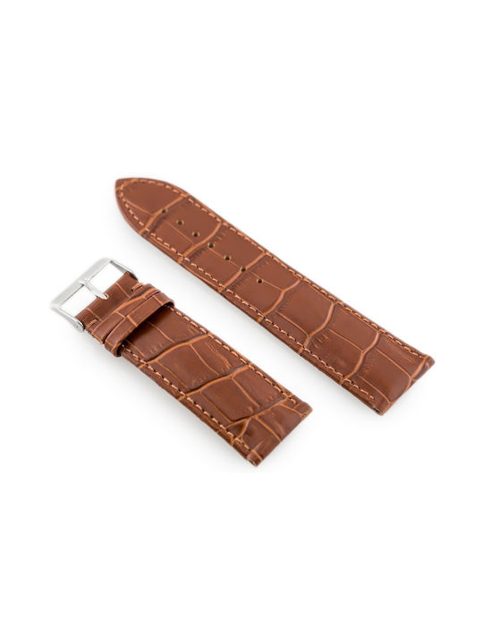 Pacific Leather Strap Brown 24mm