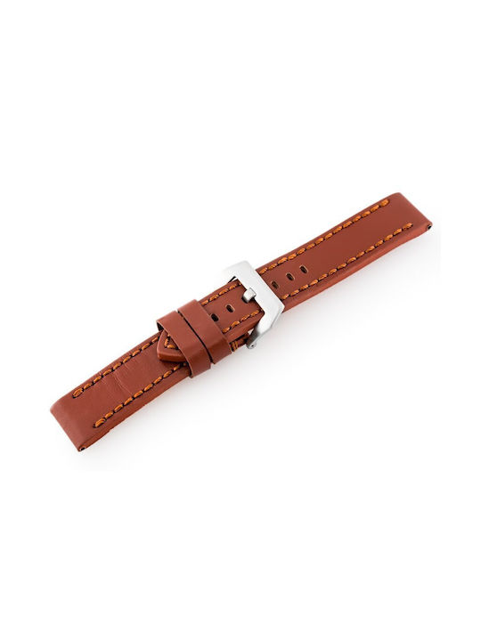 Pacific Leather Strap Brown 20mm