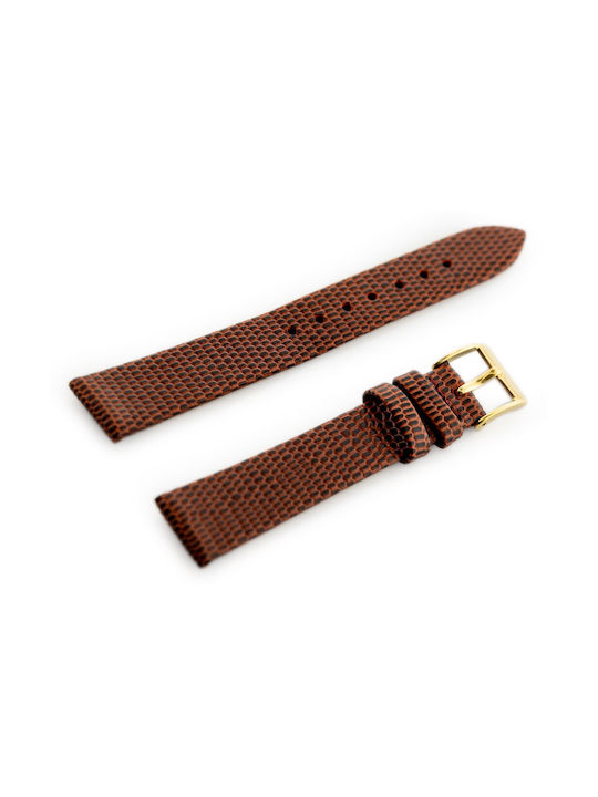 Pacific Leather Strap Brown 20mm