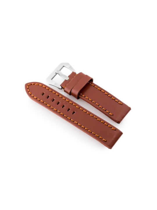 Pacific Leather Strap Brown 20mm